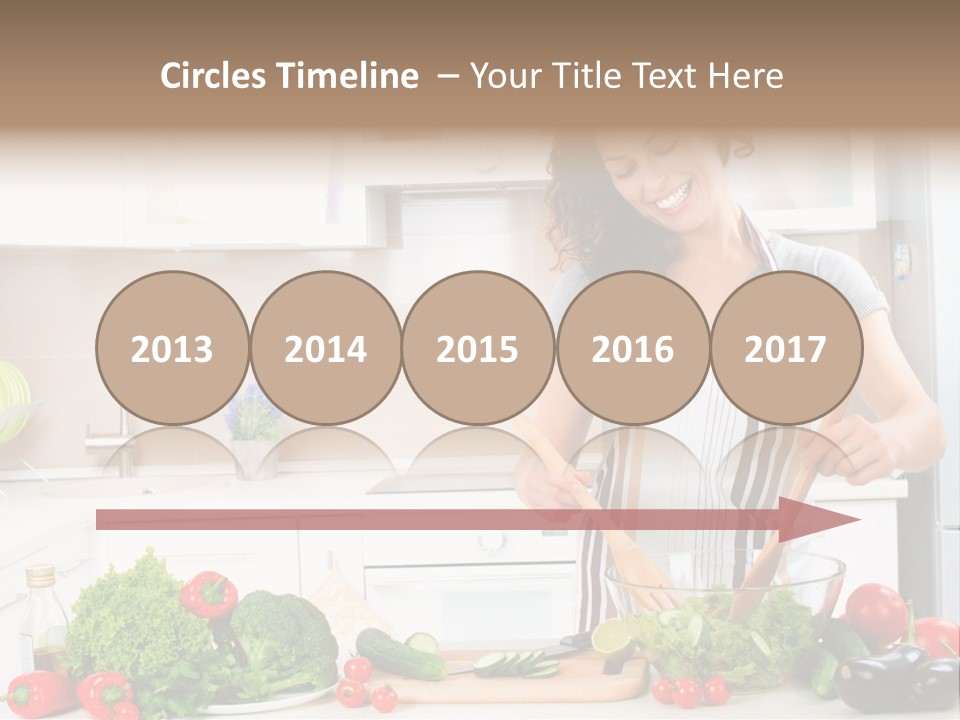 Weight Smile Model PowerPoint Template