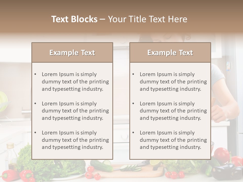 Weight Smile Model PowerPoint Template