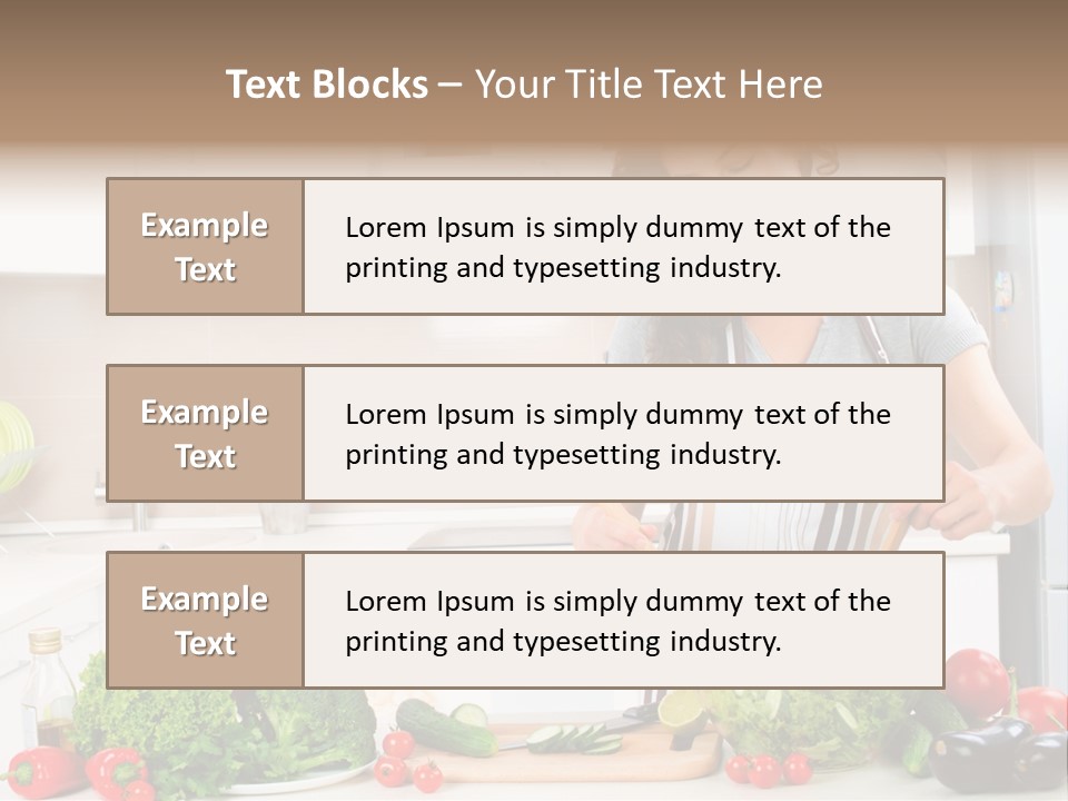 Weight Smile Model PowerPoint Template