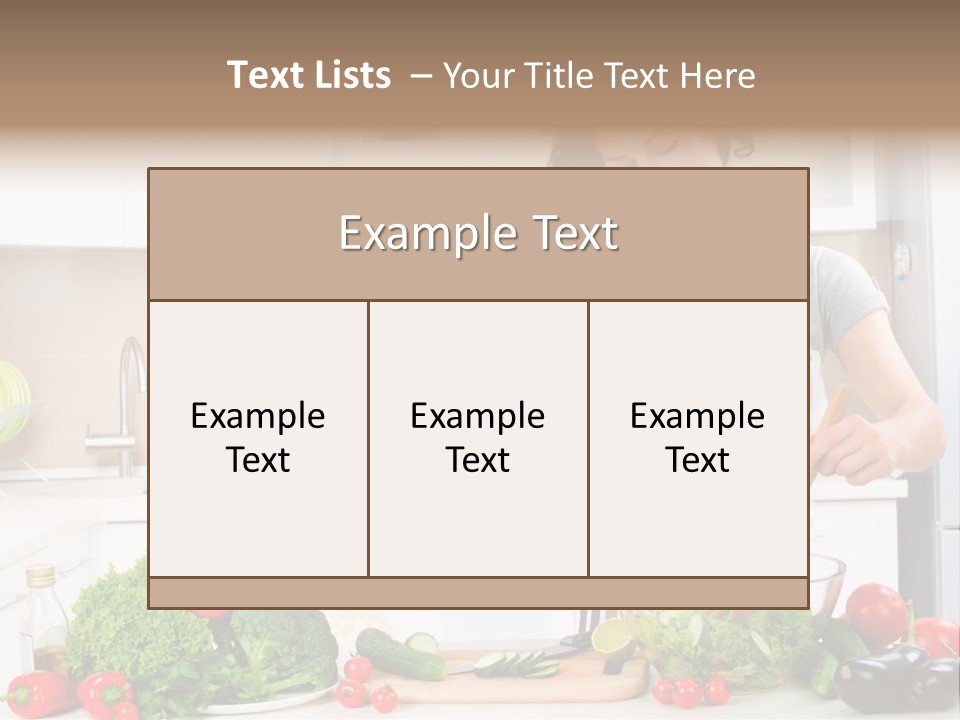 Weight Smile Model PowerPoint Template