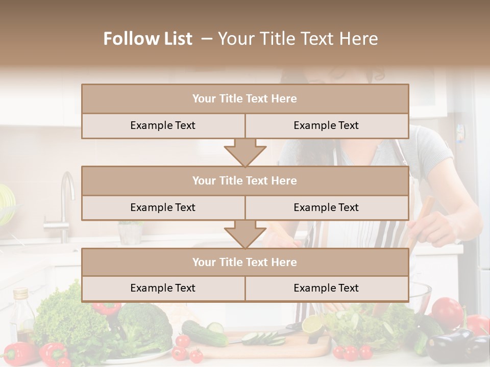 Weight Smile Model PowerPoint Template
