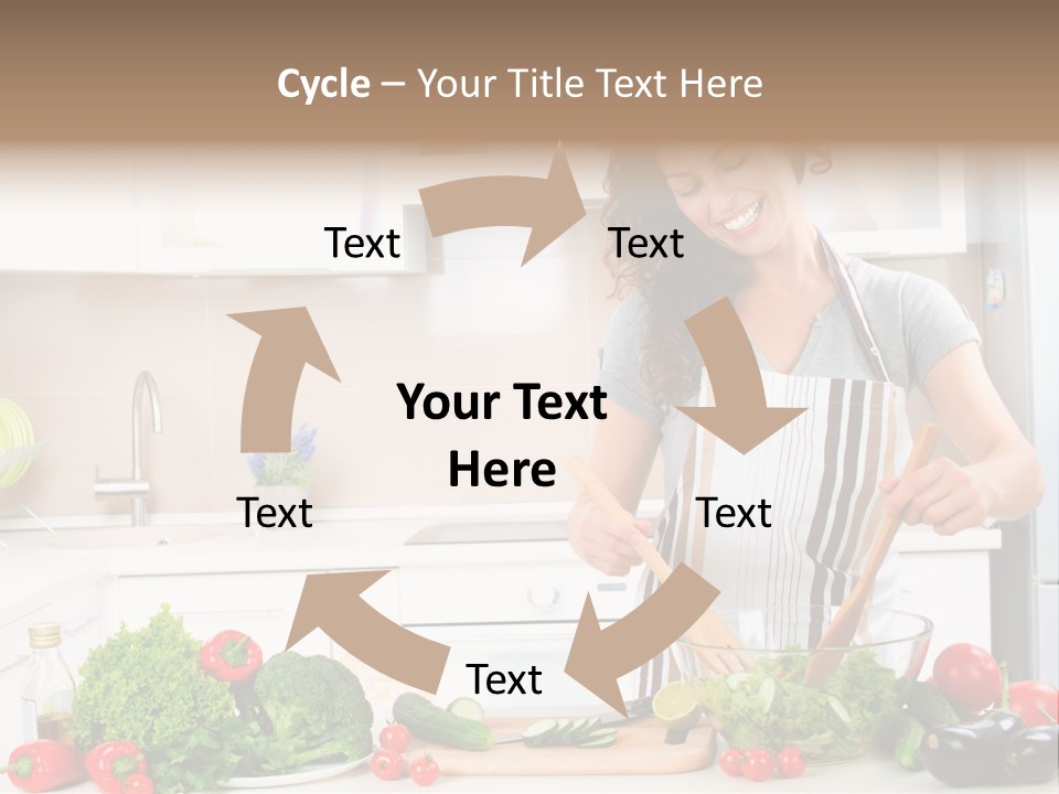 Weight Smile Model PowerPoint Template