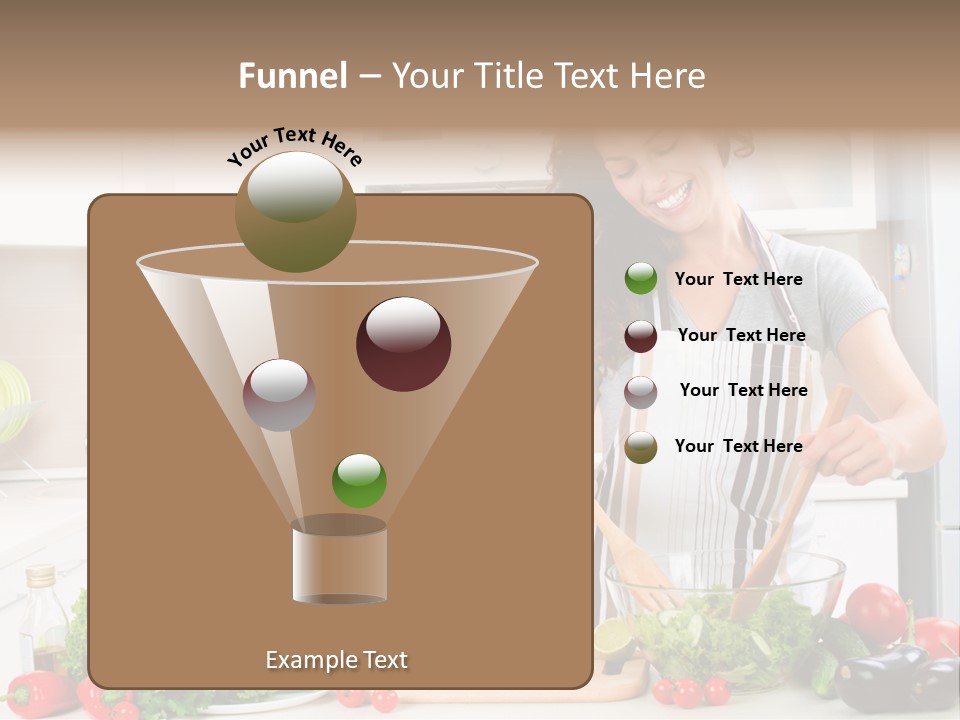 Weight Smile Model PowerPoint Template