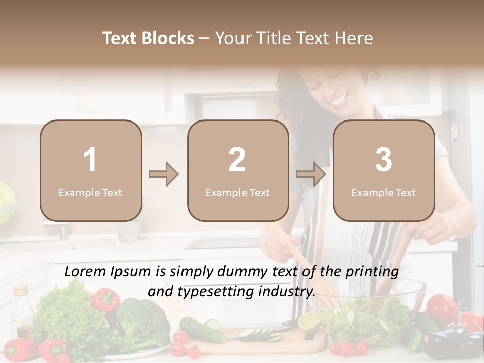 Weight Smile Model PowerPoint Template