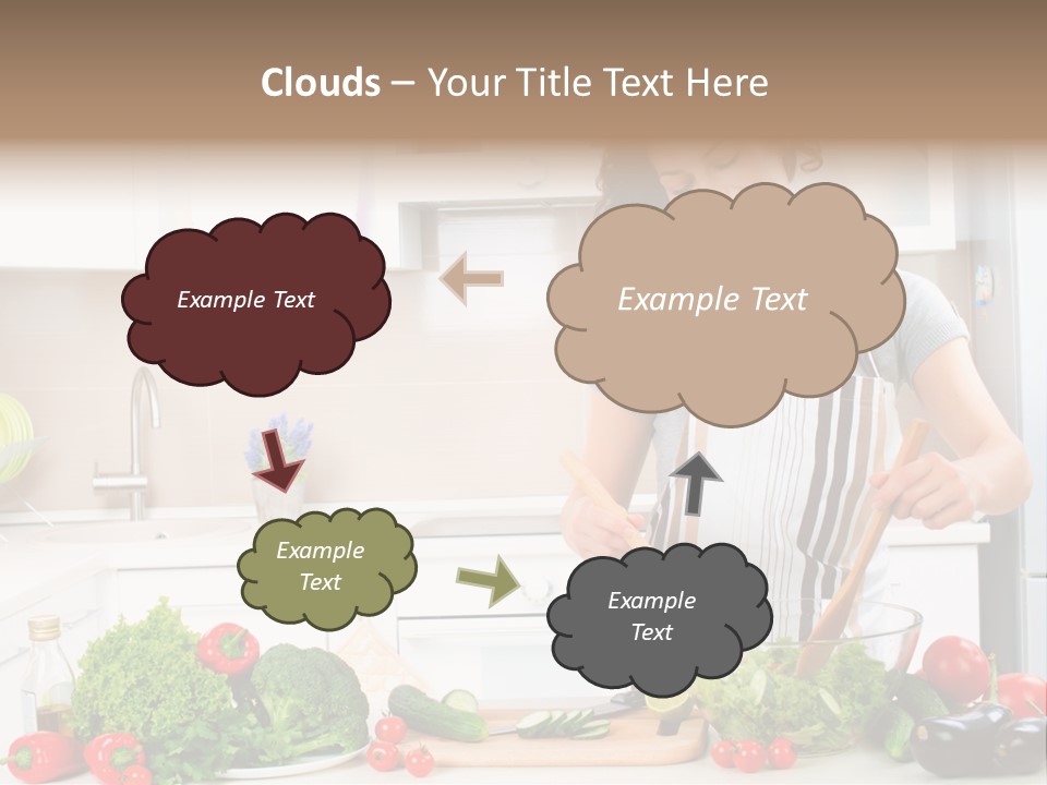 Weight Smile Model PowerPoint Template