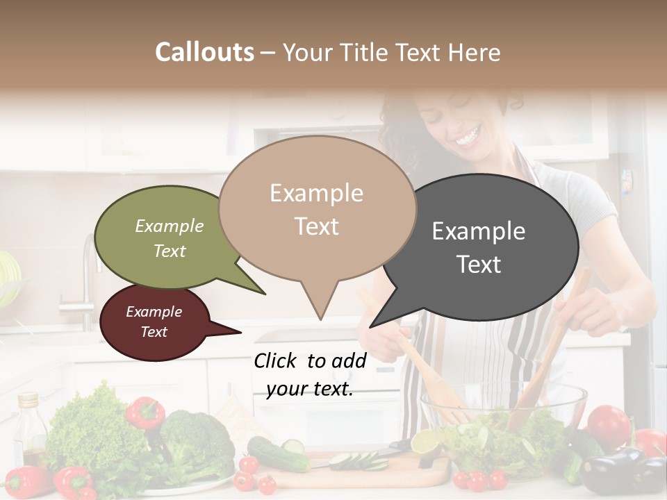 Weight Smile Model PowerPoint Template