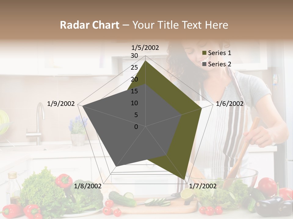 Weight Smile Model PowerPoint Template