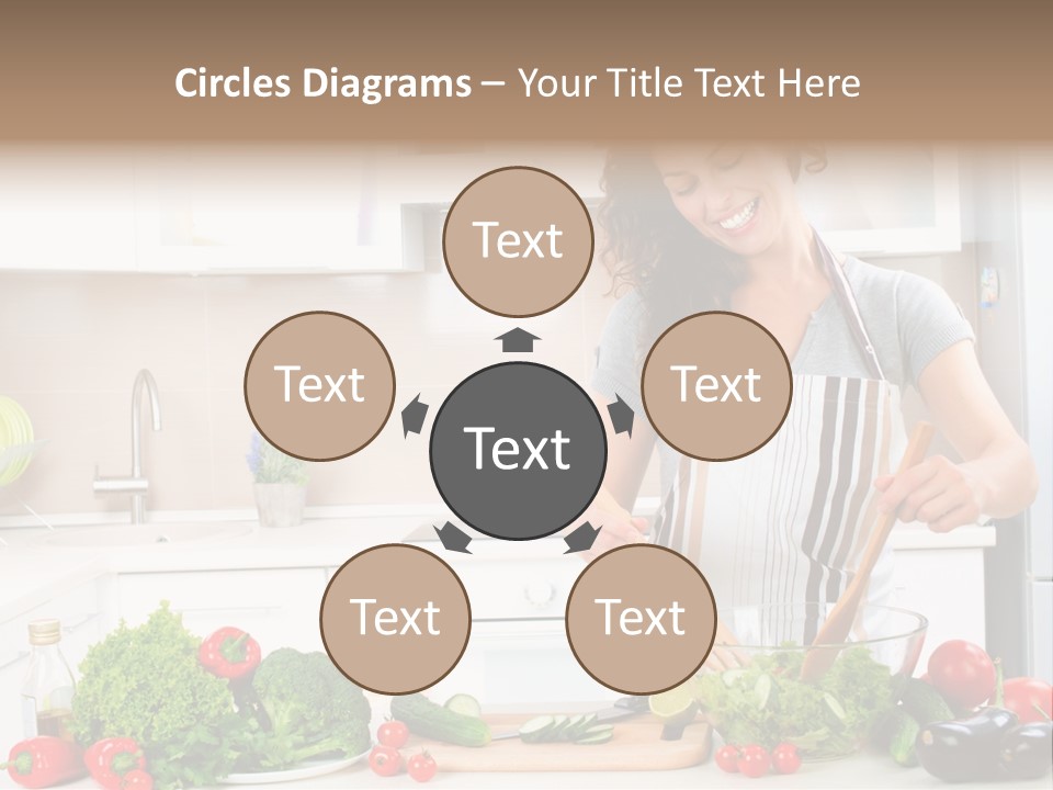 Weight Smile Model PowerPoint Template