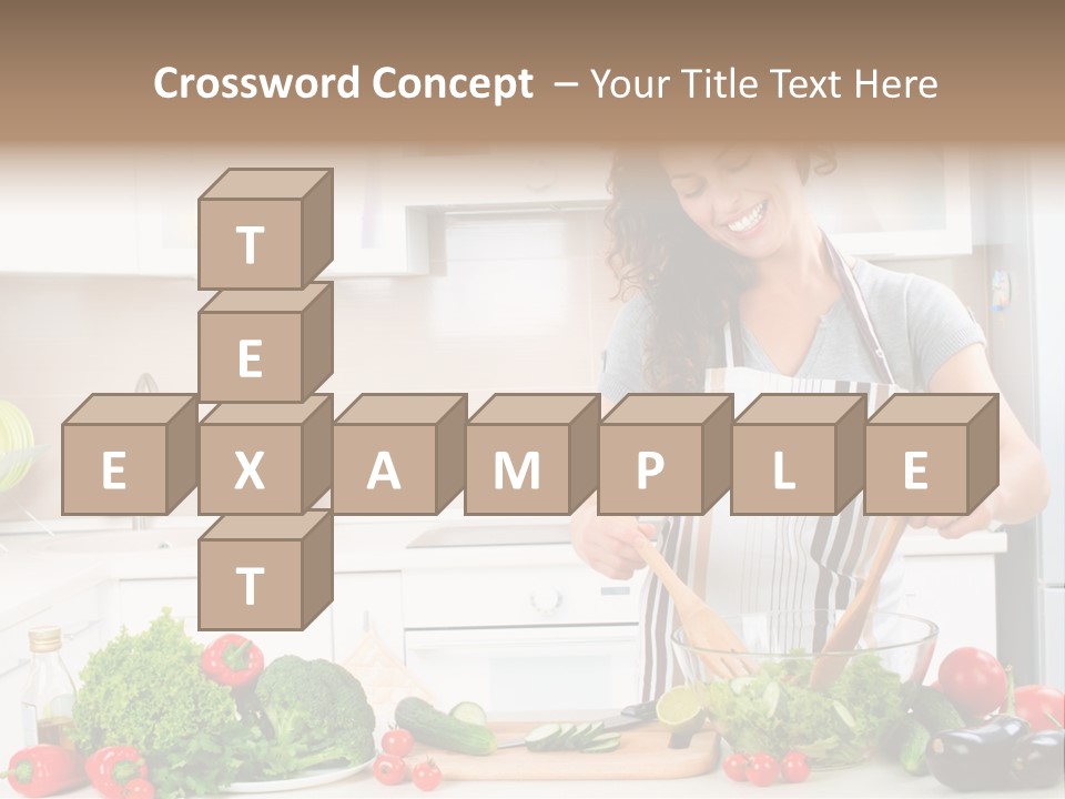 Weight Smile Model PowerPoint Template