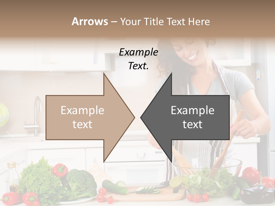 Weight Smile Model PowerPoint Template