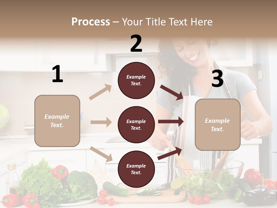 Weight Smile Model PowerPoint Template