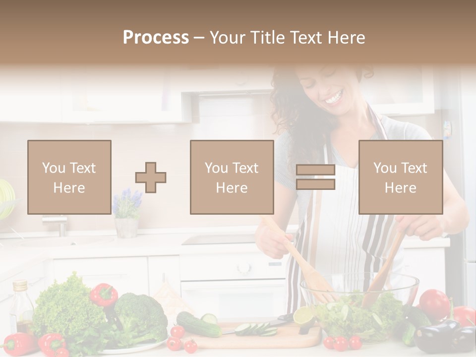 Weight Smile Model PowerPoint Template