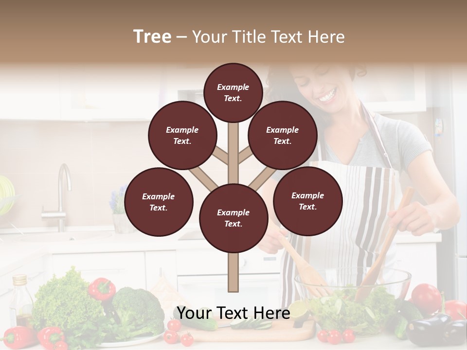 Weight Smile Model PowerPoint Template