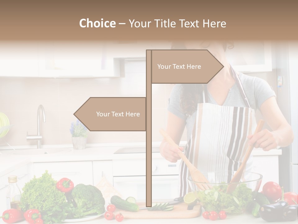 Weight Smile Model PowerPoint Template