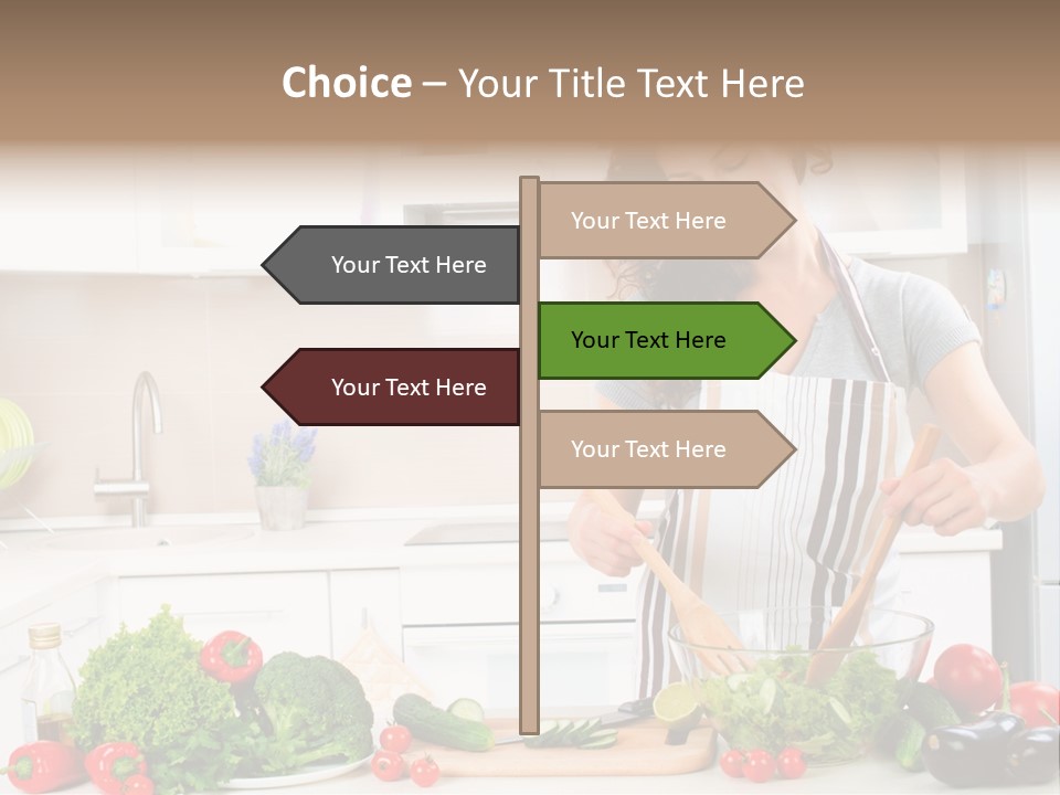 Weight Smile Model PowerPoint Template