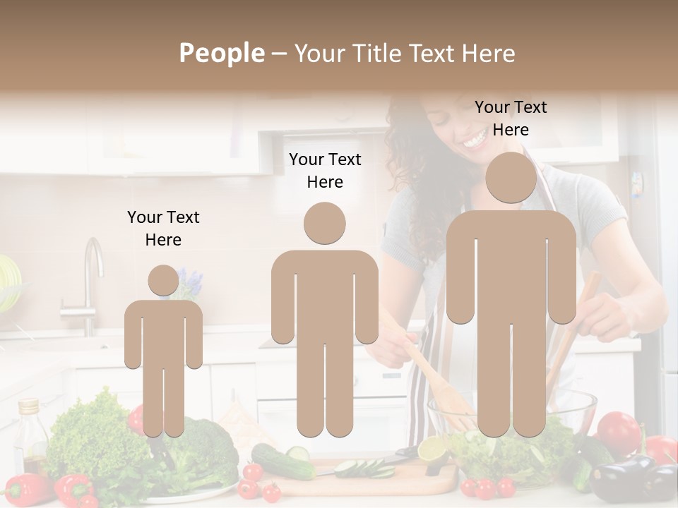 Weight Smile Model PowerPoint Template