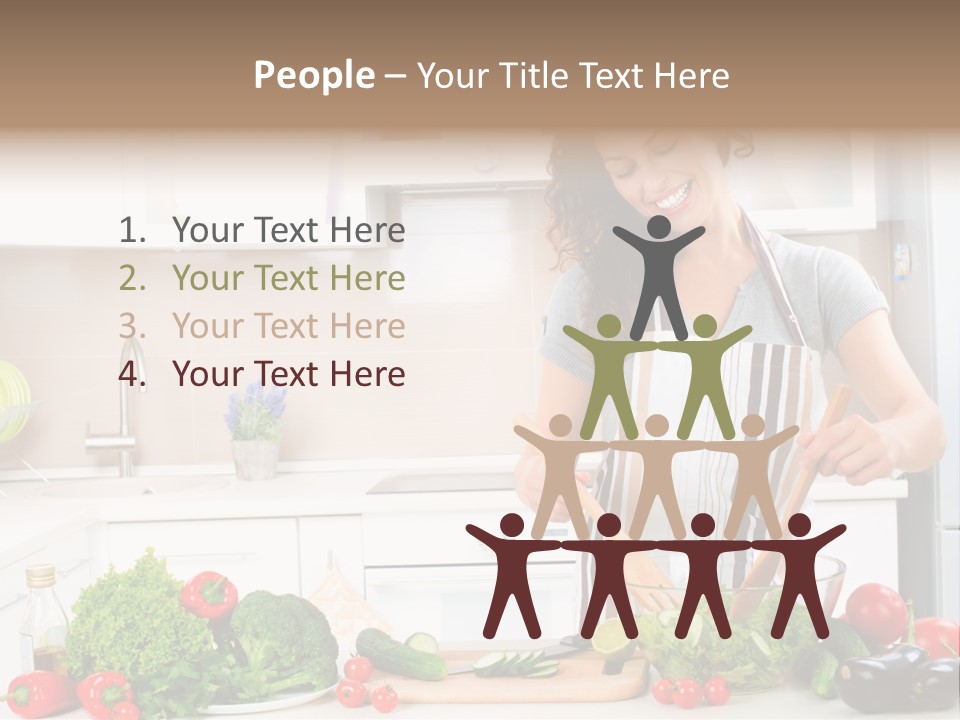 Weight Smile Model PowerPoint Template