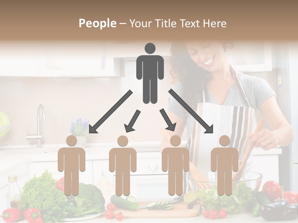 Weight Smile Model PowerPoint Template