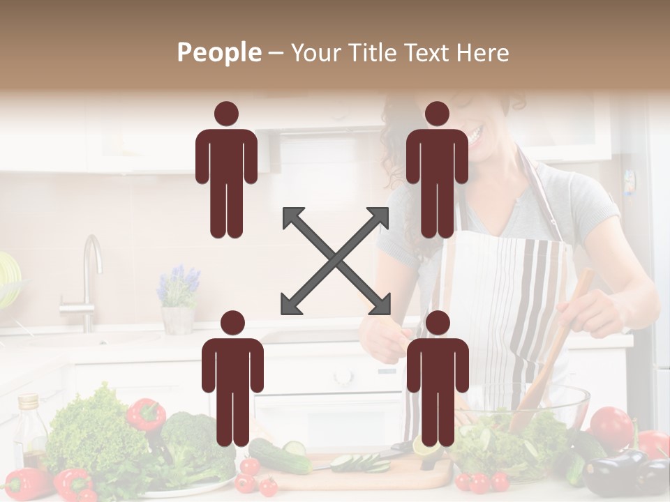 Weight Smile Model PowerPoint Template