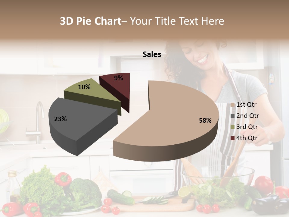 Weight Smile Model PowerPoint Template