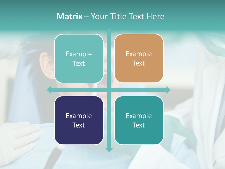 Tooth Woman Drilling PowerPoint Template