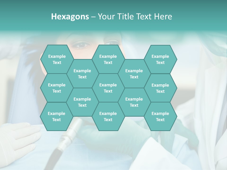 Tooth Woman Drilling PowerPoint Template