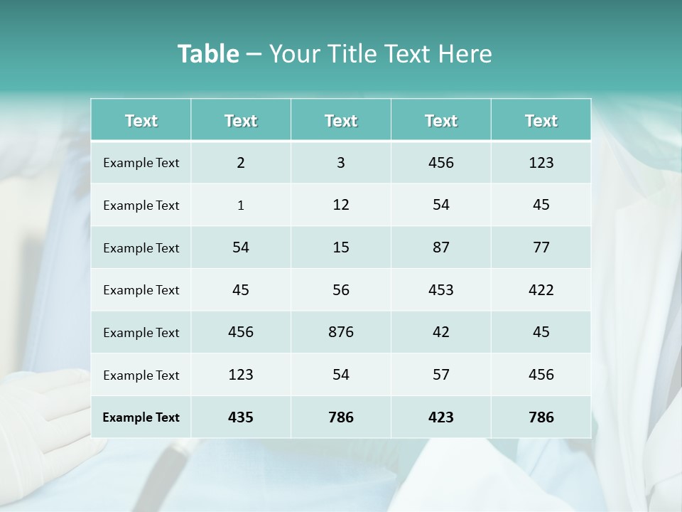 Tooth Woman Drilling PowerPoint Template