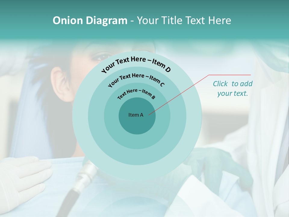 Tooth Woman Drilling PowerPoint Template