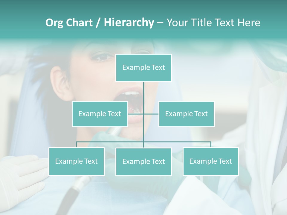 Tooth Woman Drilling PowerPoint Template