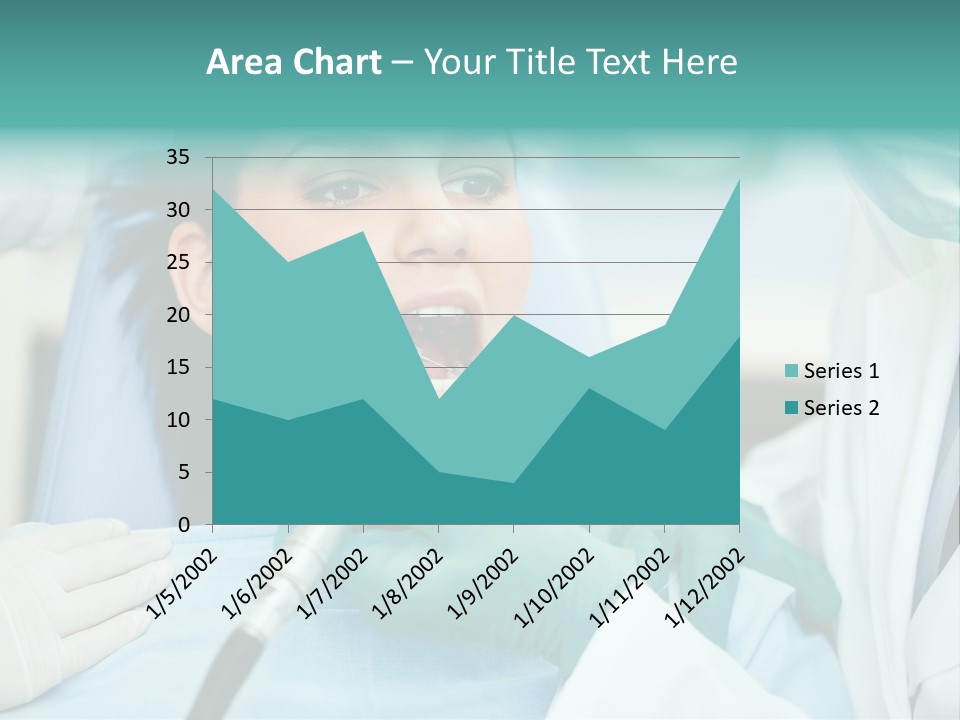 Tooth Woman Drilling PowerPoint Template
