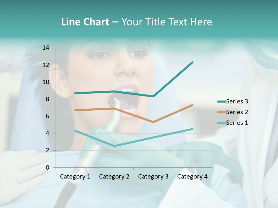 Tooth Woman Drilling PowerPoint Template