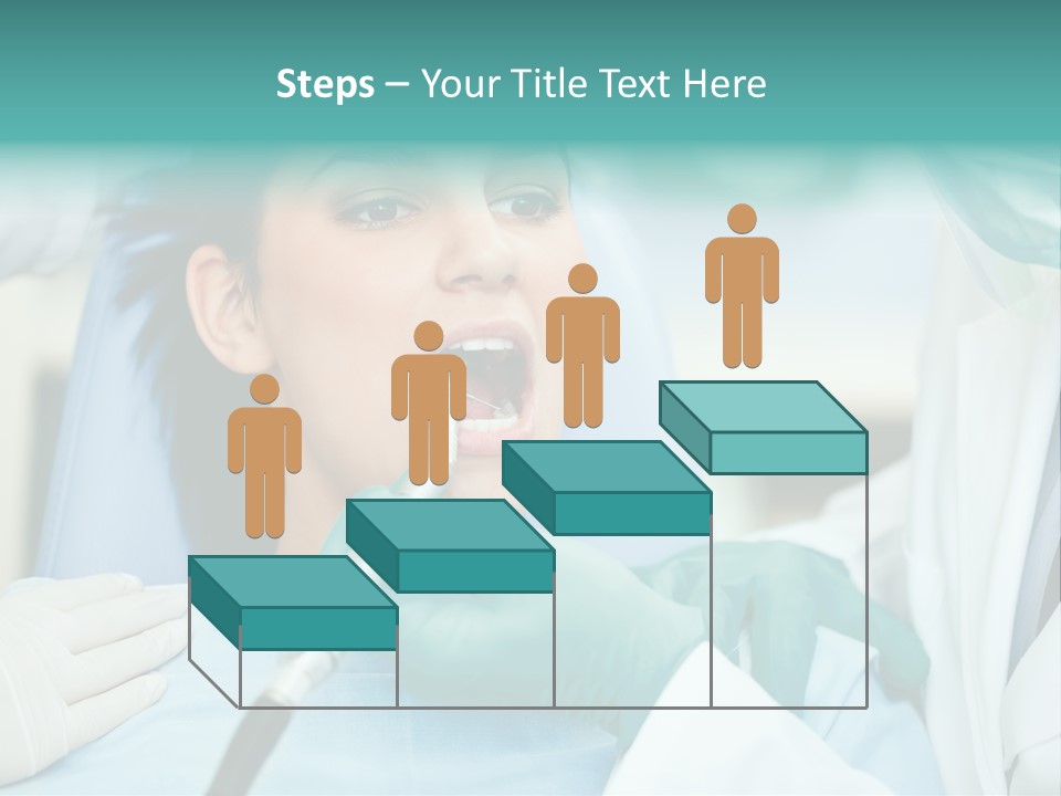 Tooth Woman Drilling PowerPoint Template