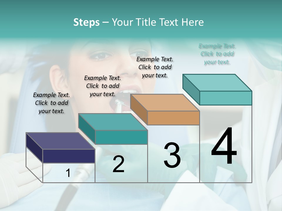 Tooth Woman Drilling PowerPoint Template