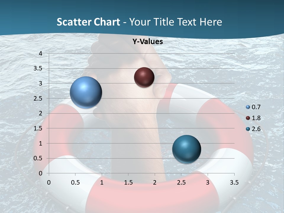 Red Protection Hands PowerPoint Template
