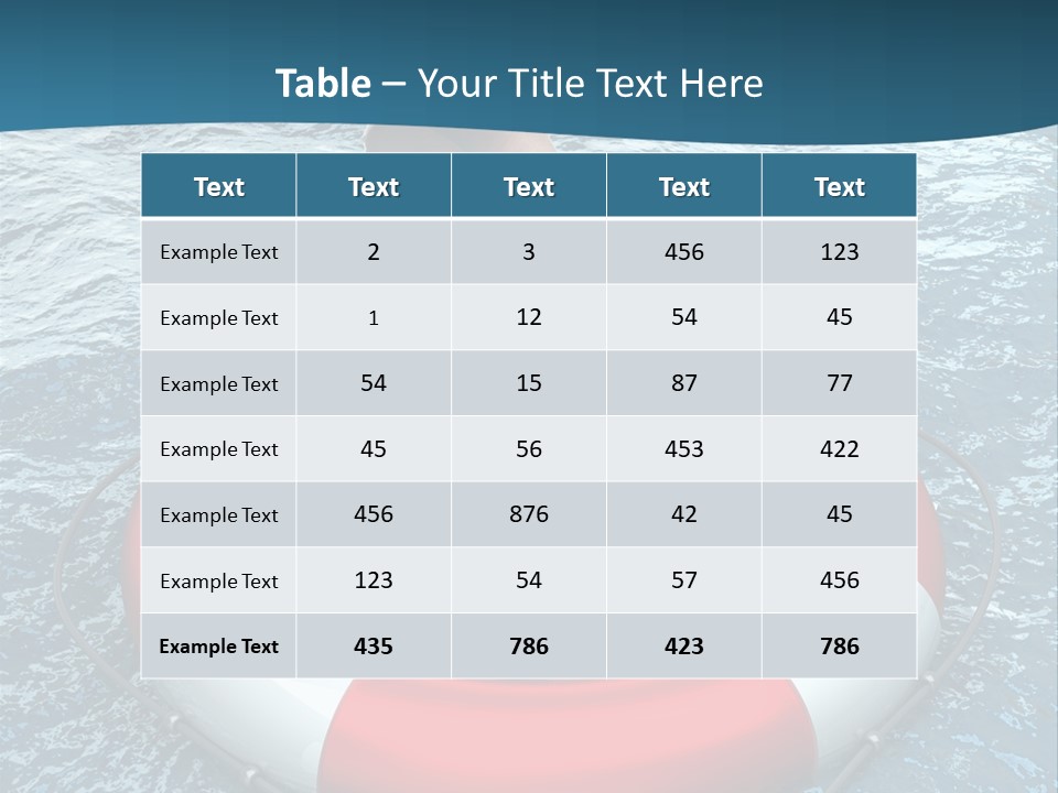 Red Protection Hands PowerPoint Template