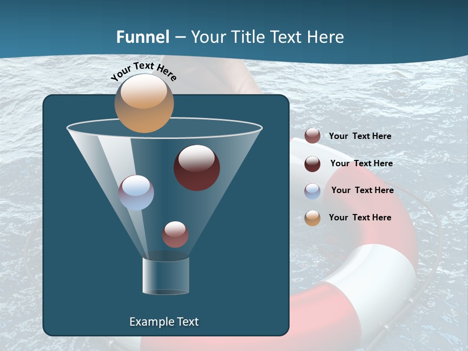 Red Protection Hands PowerPoint Template