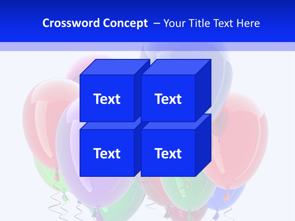 Multicolor Surprise Helium PowerPoint Template