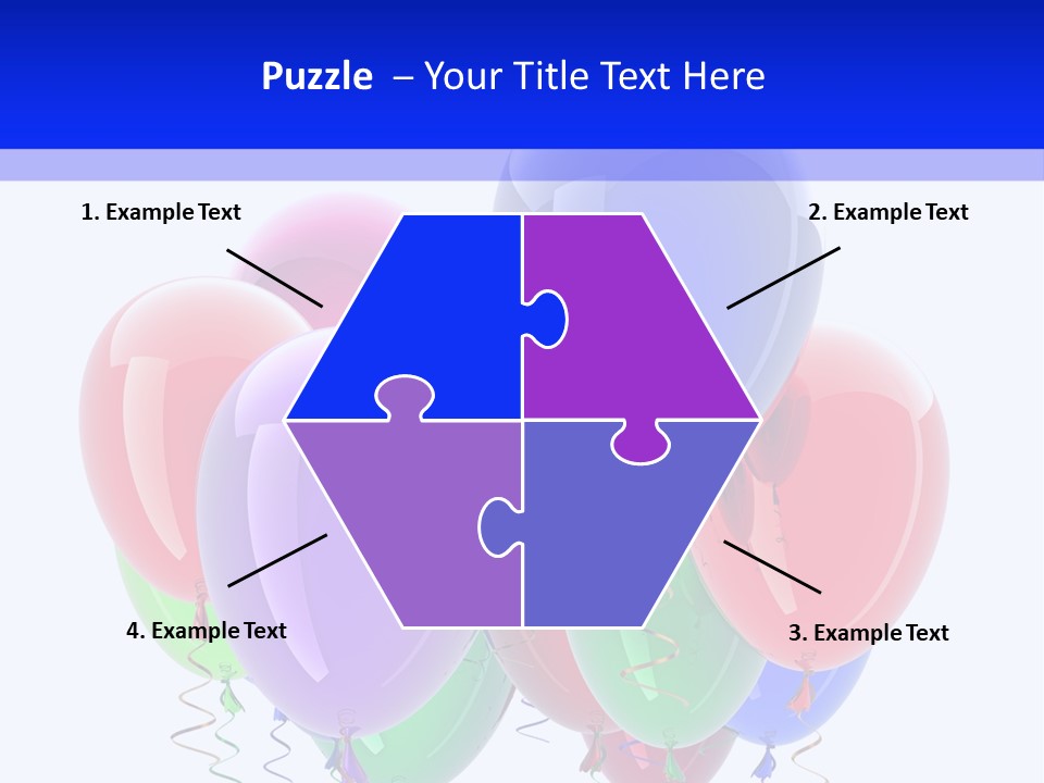 Multicolor Surprise Helium PowerPoint Template