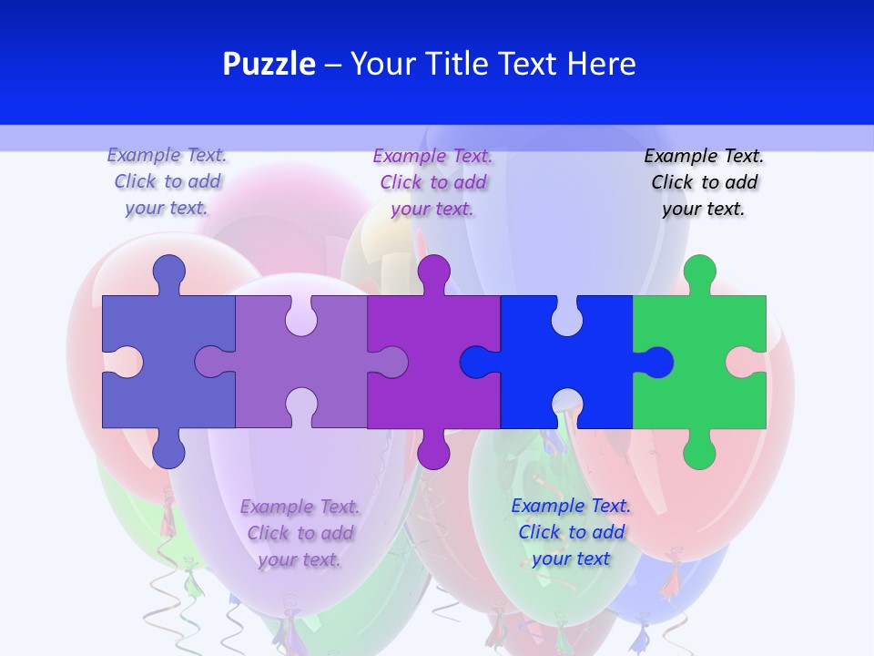 Multicolor Surprise Helium PowerPoint Template