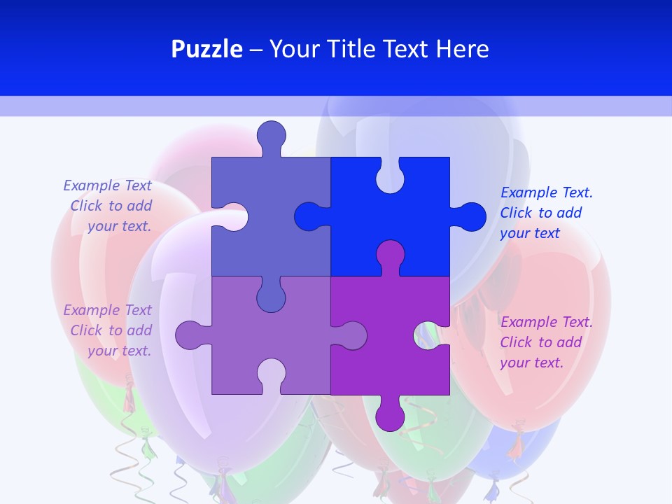 Multicolor Surprise Helium PowerPoint Template