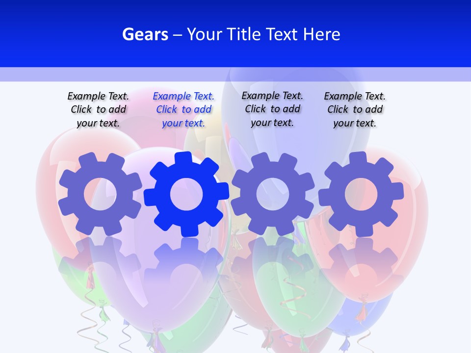 Multicolor Surprise Helium PowerPoint Template