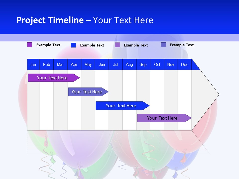 Multicolor Surprise Helium PowerPoint Template