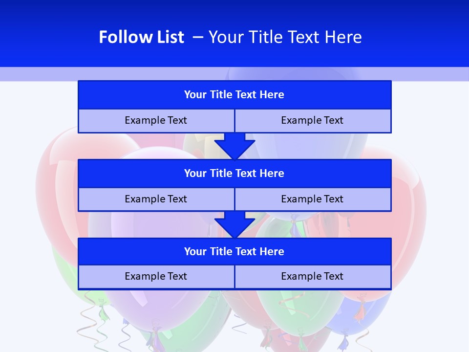 Multicolor Surprise Helium PowerPoint Template