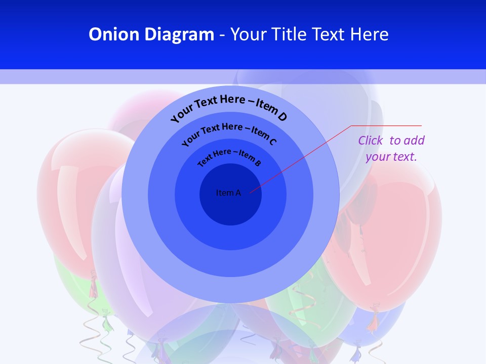 Multicolor Surprise Helium PowerPoint Template