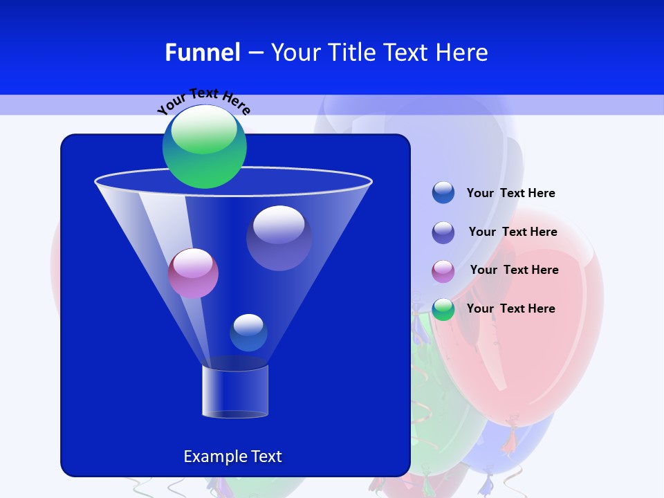 Multicolor Surprise Helium PowerPoint Template