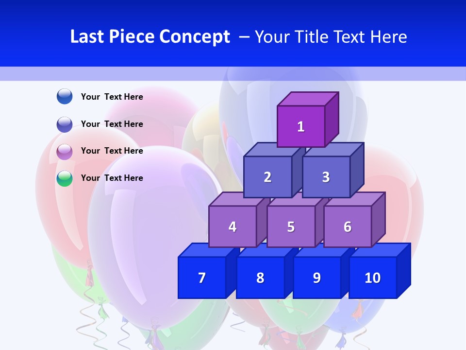 Multicolor Surprise Helium PowerPoint Template