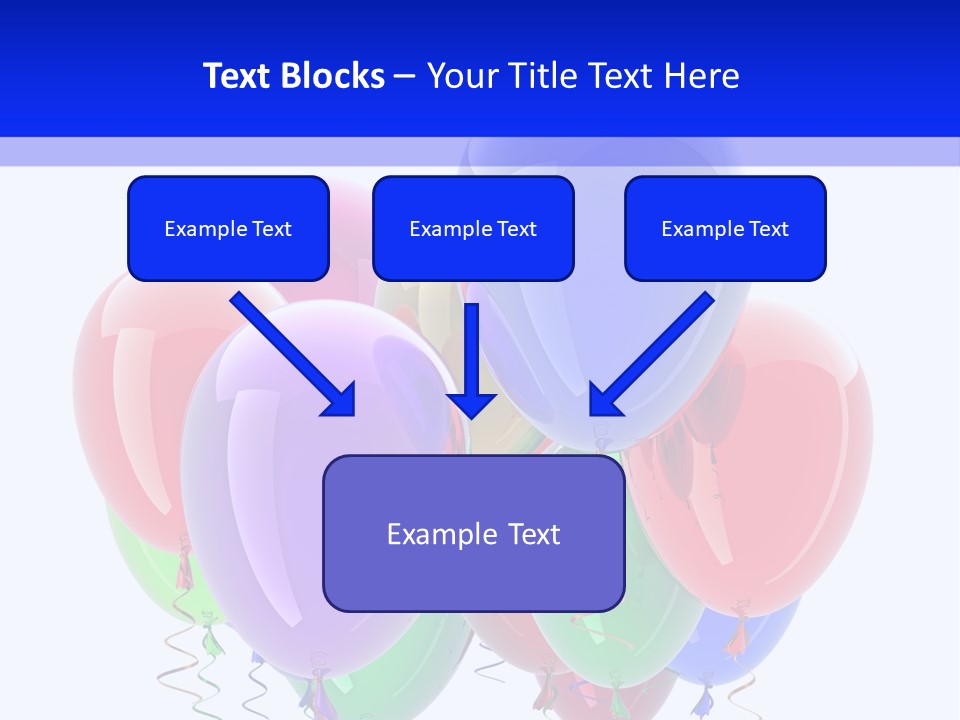 Multicolor Surprise Helium PowerPoint Template