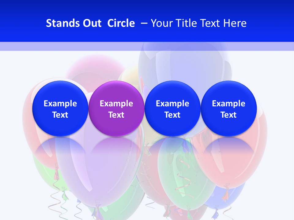 Multicolor Surprise Helium PowerPoint Template