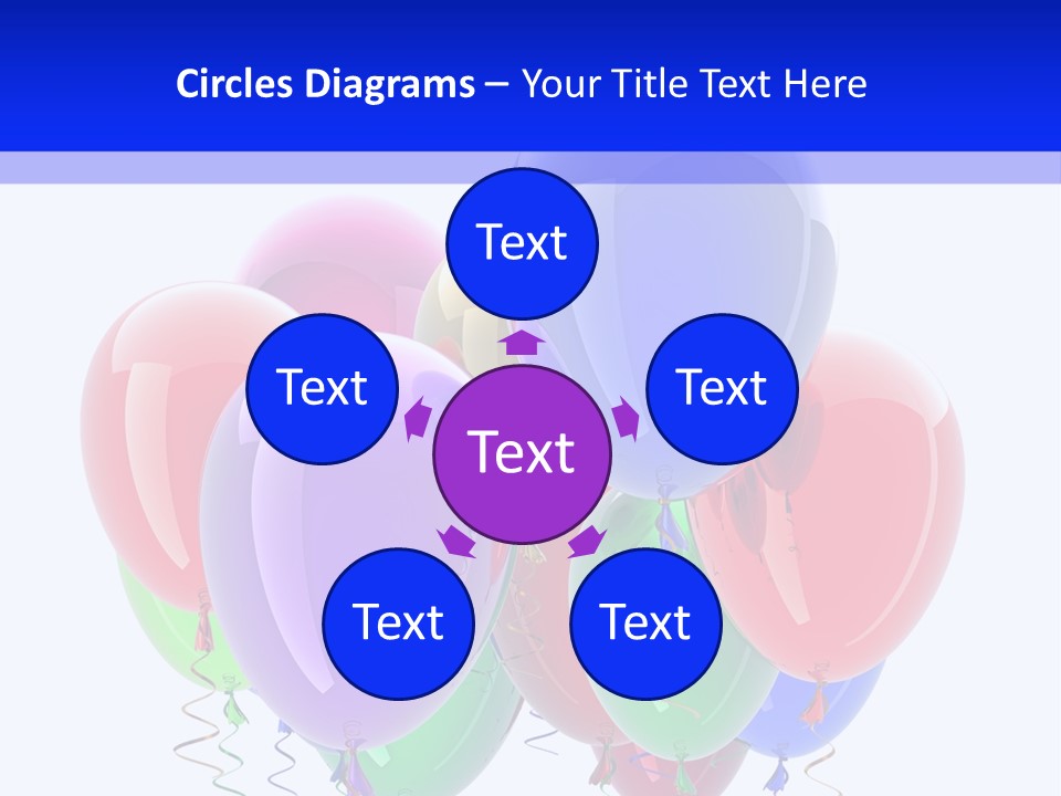 Multicolor Surprise Helium PowerPoint Template