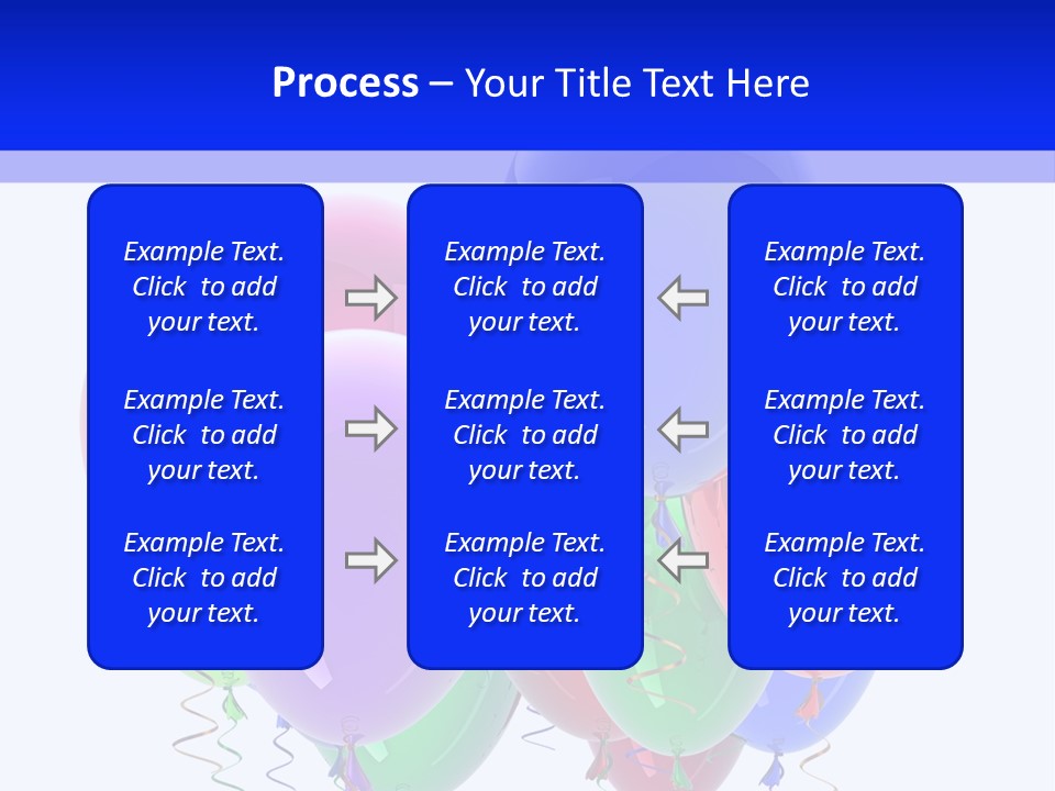 Multicolor Surprise Helium PowerPoint Template